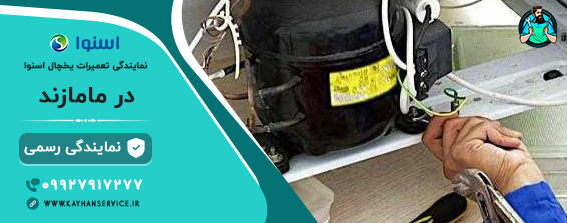 نمایندگی رسمی تعمیرات یخچال اسنوا در مامازند